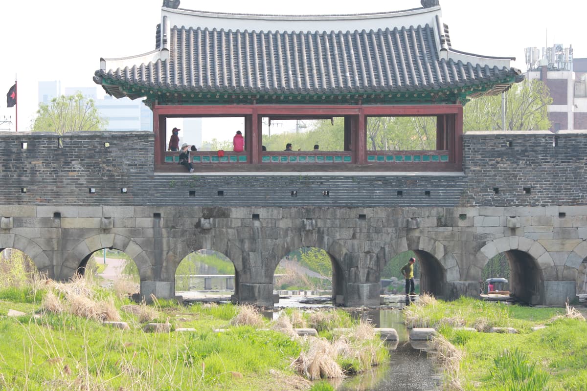 수원 화성 화홍문 Hwahongmun, the North Water Gate of Hwaseong Fortress
