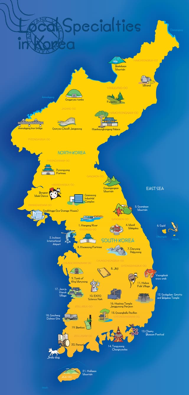 Local Specialties in Korea Map Cards (2007). Local Specialties in Korea Map Cards is a set of map cards that introduce…