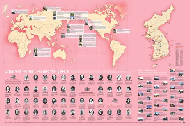 World Map of the Independence Movement 2 (2019). World Map of the Independence Movement 2 is a map introducing Korea's…